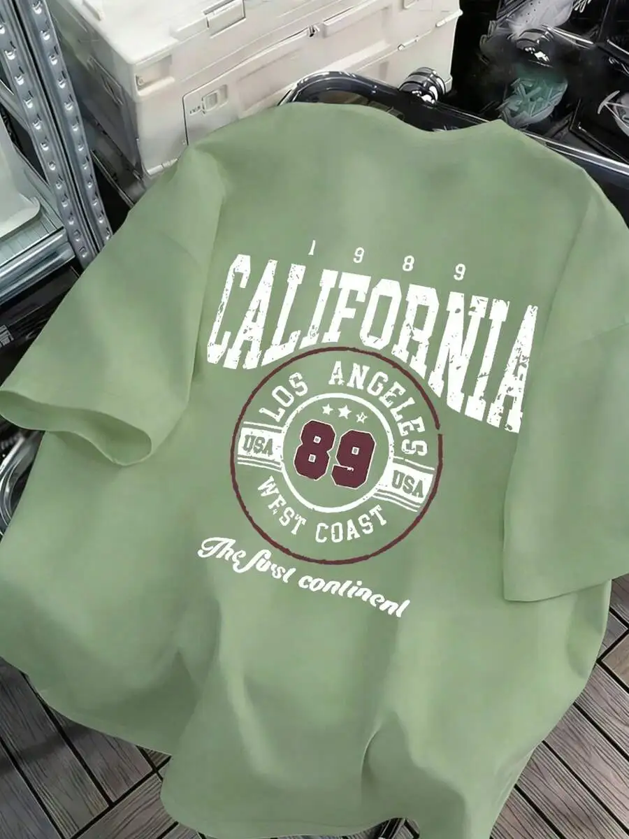 Vintage California Los Angeles 1989 West Coast Print Short Sleeve T-Shirt For Women
Vintage California Los Angeles 1989 West Coast Print Short Sleeve T-Shirt For Women