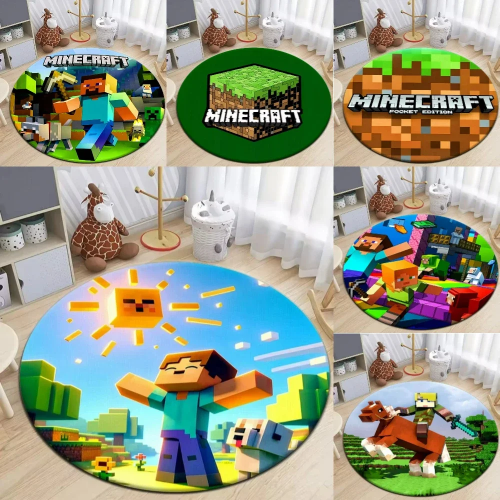 MINISO M-inecraft-Game Круглый ковер Pixel Art напольный коврик для гостиной Мужской пещерный декор Киберспортивная комната Вращающийся стул Коврик для журнального столика
MINISO M-inecraft-Game Круглый ковер Pixel Art напольный коврик для гостиной Мужской пещерный декор Киберспортивная комната Вращающийся стул Коврик для журнального столика