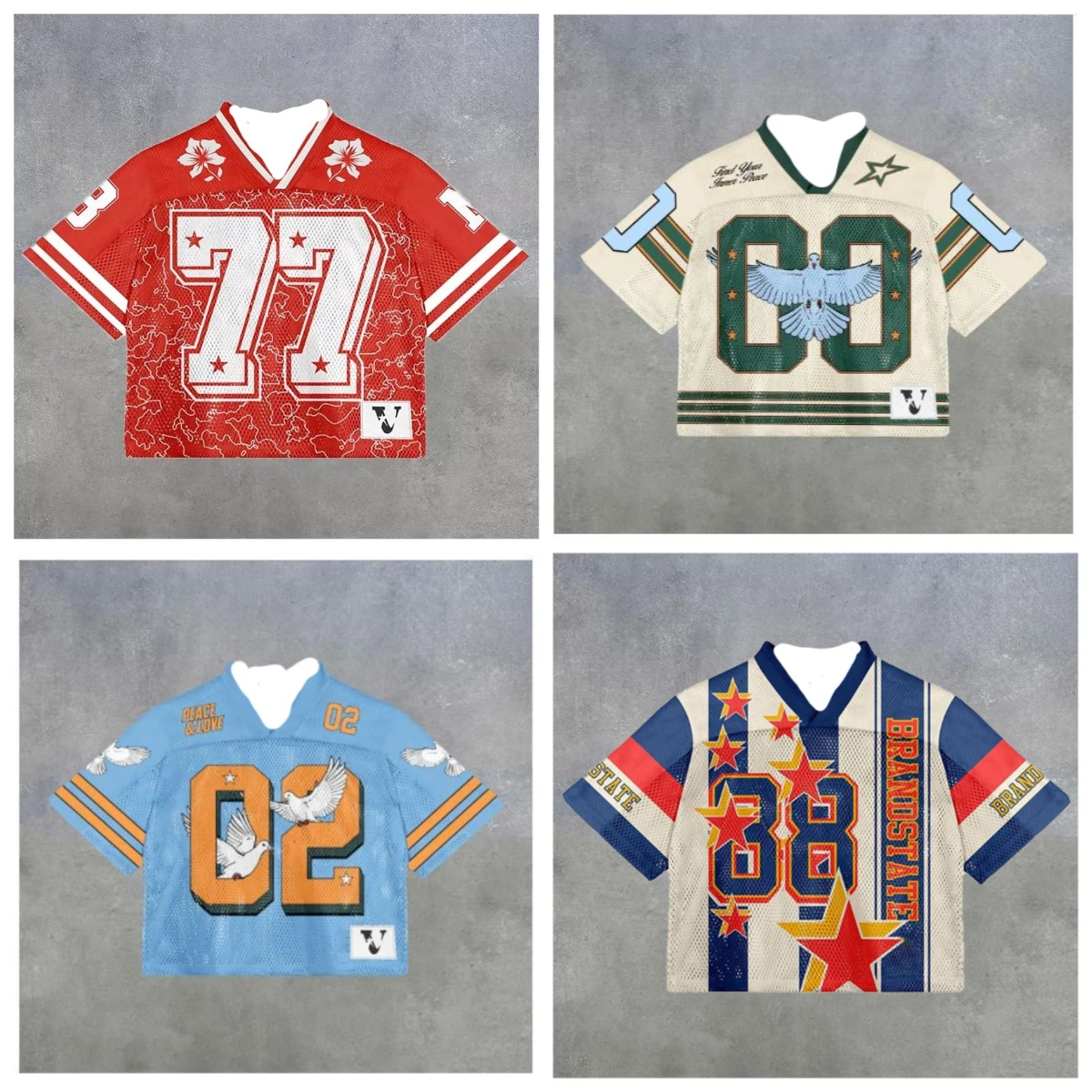 2025 Y2k T-Shirt with Number Print Men's Summer Sports T-shirts Mesh V-Neck Short Sleeve Tops
2025 Y2k T-Shirt with Number Print Men's Summer Sports T-shirts Mesh V-Neck Short Sleeve Tops