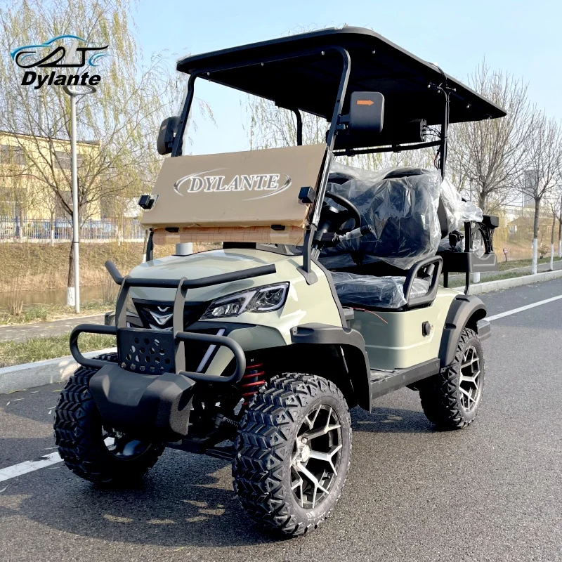 2025 Popular Off-Road Side by Side 4 Seater Golf Cart Electric Hunting Car with Storage Space at Rear Solar Panel Powered
2025 Popular Off-Road Side by Side 4 Seater Golf Cart Electric Hunting Car with Storage Space at Rear Solar Panel Powered