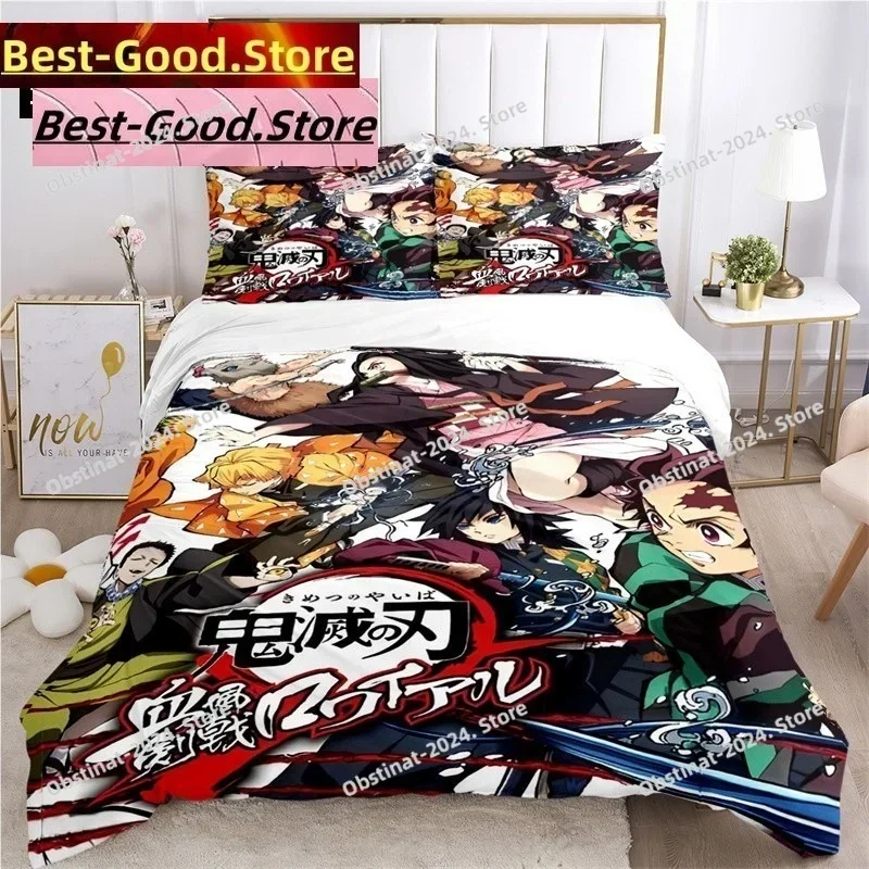 3D Print Fashion Anime Demon Slayer Bedding Set Boys Girls Twin Queen King Size Duvet Cover Pillowcase Bed boys Adult Bedroom
3D Print Fashion Anime Demon Slayer Bedding Set Boys Girls Twin Queen King Size Duvet Cover Pillowcase Bed boys Adult Bedroom