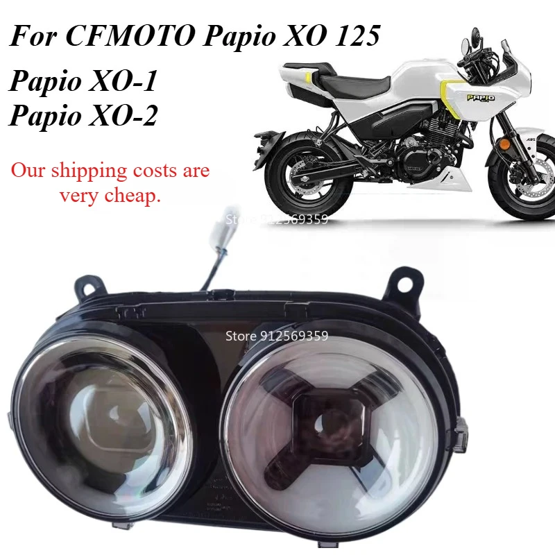 For CFMOTO Papio XO 125 Papio XO-2 XO-1 CF125-8/10 Headlamp Assembly LED Headlamp Original Accessories
For CFMOTO Papio XO 125 Papio XO-2 XO-1 CF125-8/10 Headlamp Assembly LED Headlamp Original Accessories