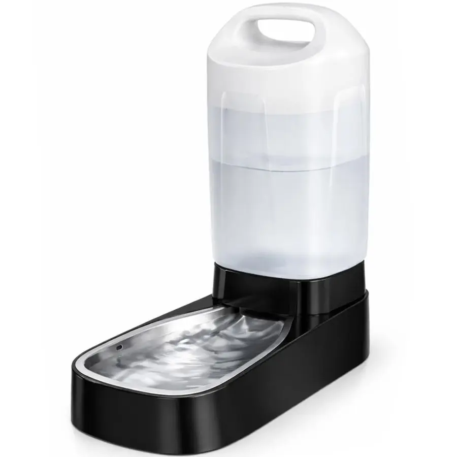 Dog Water Bowl Dispenser 2.4 Gallon Gravity Pet Water Dispenser with 304 Stainless Steel Bowl, Dog Auto Feeders Bowls Self Water
Dog Water Bowl Dispenser 2.4 Gallon Gravity Pet Water Dispenser with 304 Stainless Steel Bowl, Dog Auto Feeders Bowls Self Water