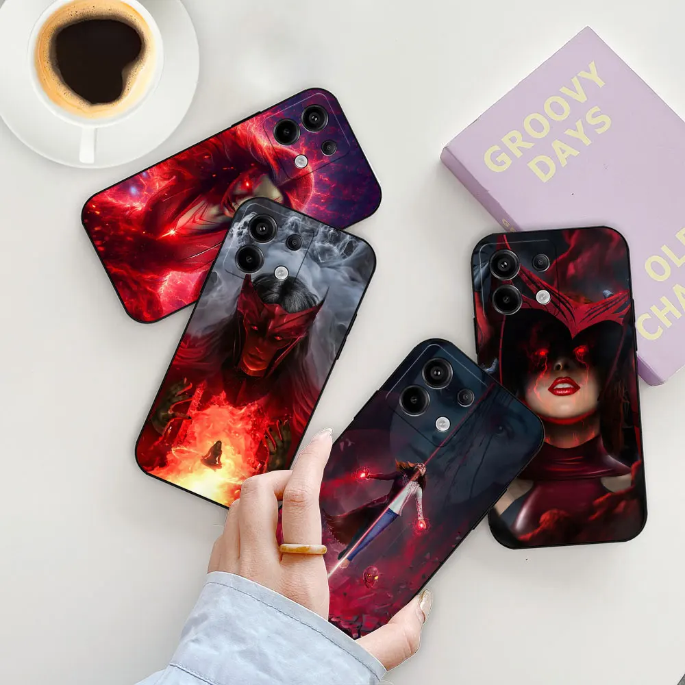 Marvel Wanda Scarlet Witch Phone Case For Redmi Note 13 12 12S 11 11E 11T 11S 10 10S 10T 9 9T 9S 8 Pro Plus Max Black Soft Cover
Marvel Wanda Scarlet Witch Phone Case For Redmi Note 13 12 12S 11 11E 11T 11S 10 10S 10T 9 9T 9S 8 Pro Plus Max Black Soft Cover