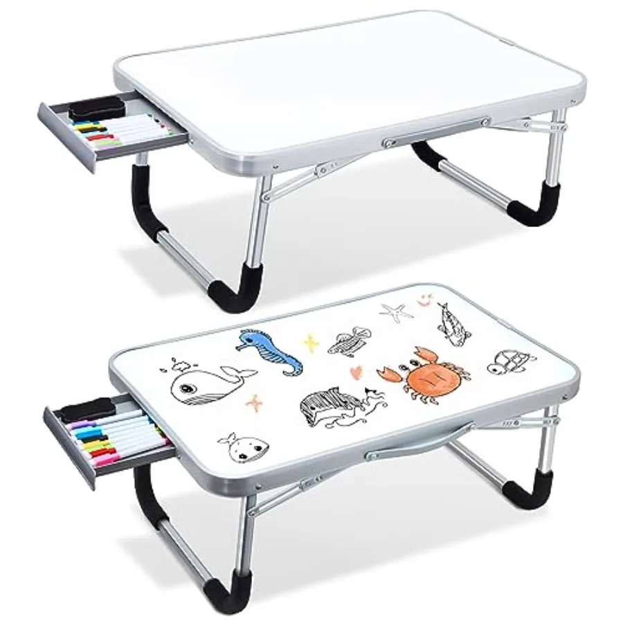 Pcs Portable Lap Desk with Dry Erase Board Foldable Bed Tray Table with Storage Drawer Markers and Eraser Whiteboard Writing Su
Pcs Portable Lap Desk with Dry Erase Board Foldable Bed Tray Table with Storage Drawer Markers and Eraser Whiteboard Writing Su