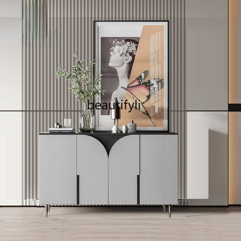 HJ Paint Sideboard Cabinet Minimalist Light Luxury Tea Cabinet Entrance Cabinet Wine Cabinet Wall Cabinet
HJ Paint Sideboard Cabinet Minimalist Light Luxury Tea Cabinet Entrance Cabinet Wine Cabinet Wall Cabinet