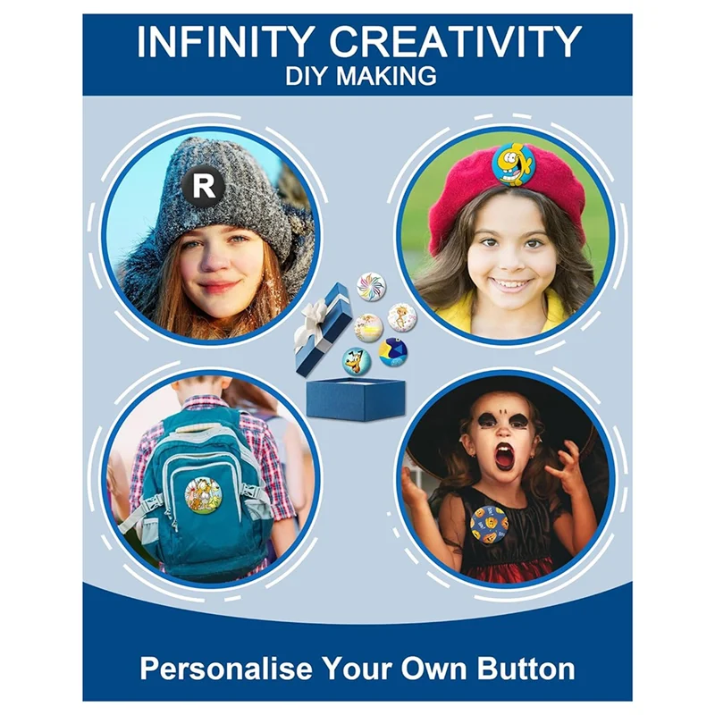 A27F-150 шт. 2,28 дюйма (58 мм) Набор заготовок для кнопок Diysupplies для изготовления изготовленных на заказ булавок включает металлические корпуса, заднюю часть штифтов и прозрачную пленку
A27F-150 шт. 2,28 дюйма (58 мм) Набор заготовок для кнопок Diysupplies для изготовления изготовленных на заказ булавок включает металлические корпуса, заднюю часть штифтов и прозрачную пленку