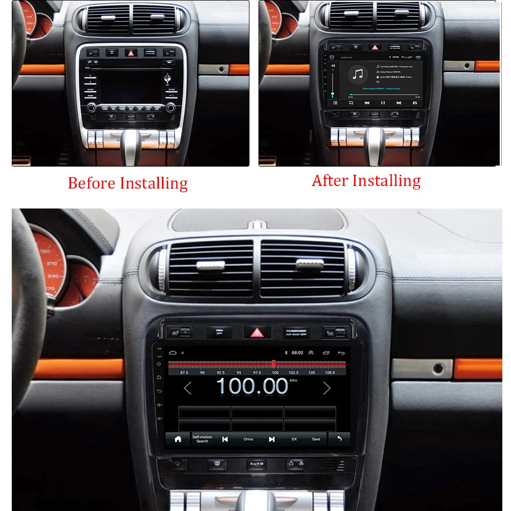 Авторадио Android для Porsche Cayenne 2002-2010 Автомобильный радиоприемник Мультимедийный видеоплеер GPS Nav HeadUnit Carplay 4G
Авторадио Android для Porsche Cayenne 2002-2010 Автомобильный радиоприемник Мультимедийный видеоплеер GPS Nav HeadUnit Carplay 4G