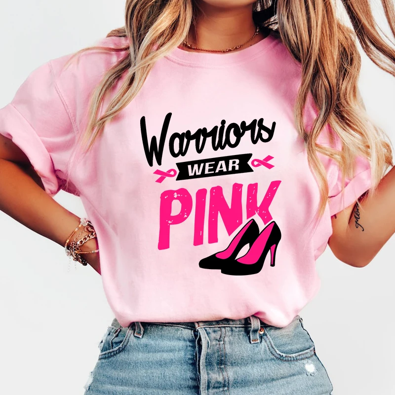 New Unisex Fashion O Neck Tops Breast Cancer Awareness Warrior Wear Pink Printing Shirt Short Sleeve T Shirt Casual Shirt
New Unisex Fashion O Neck Tops Breast Cancer Awareness Warrior Wear Pink Printing Shirt Short Sleeve T Shirt Casual Shirt