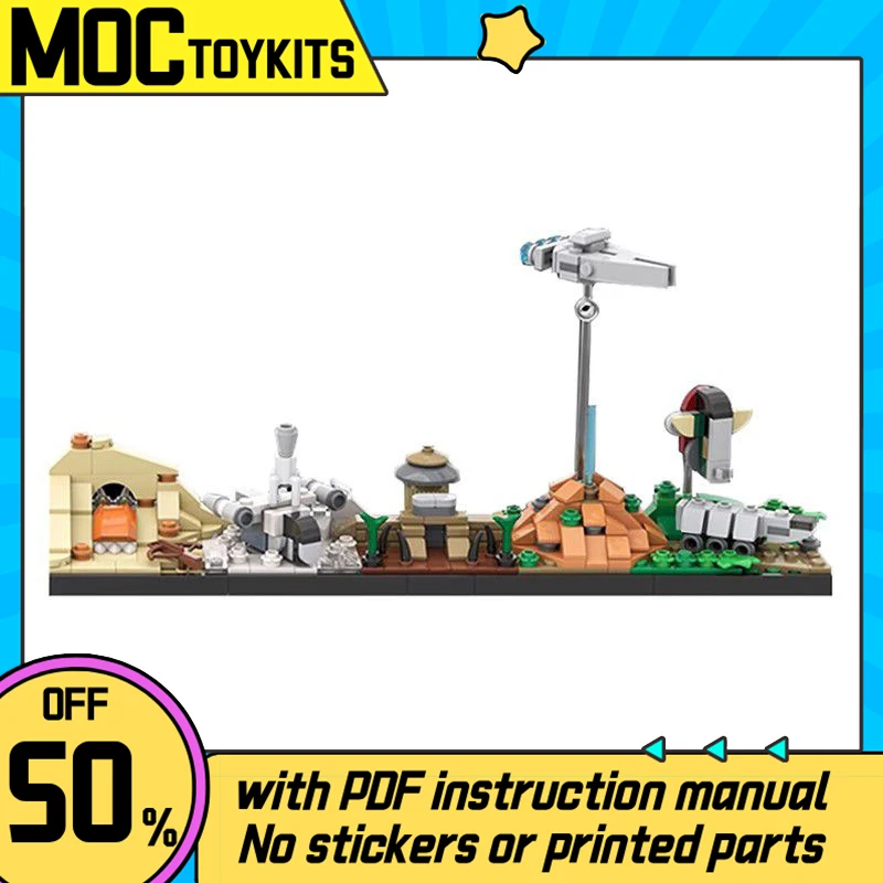 383PCS Classic Space War Skyline Scene Model MOC-61128 Building Block Set Decoration DIY Puzzle Children's Toy Gift
383PCS Classic Space War Skyline Scene Model MOC-61128 Building Block Set Decoration DIY Puzzle Children's Toy Gift