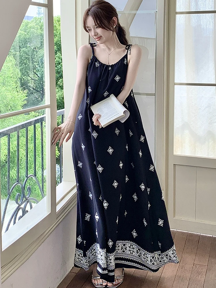 Cool Cotton Silk Long Dr Women's Ankle-Length Gown with Built-In Bra Pad Strap Spwear Can Be Worn outside Summer
Cool Cotton Silk Long Dr Women's Ankle-Length Gown with Built-In Bra Pad Strap Spwear Can Be Worn outside Summer