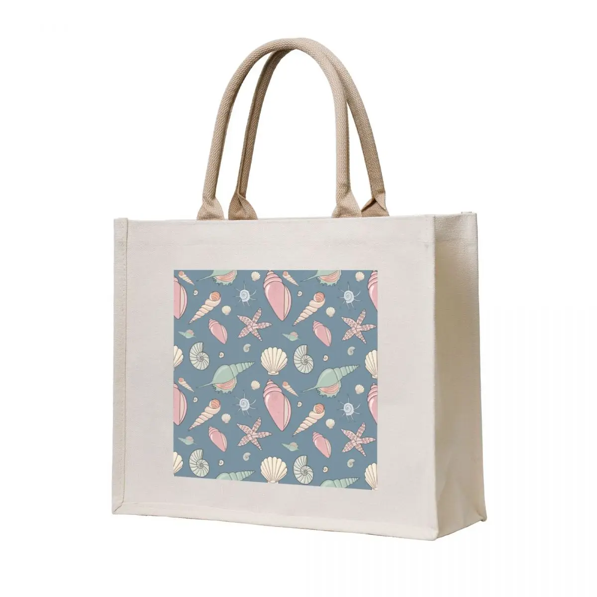 Seashells By The Sea - Denim Blue Tote Bag shopper bags for women foldable reusable bag Women's shopper bags for women
Seashells By The Sea - Denim Blue Tote Bag shopper bags for women foldable reusable bag Women's shopper bags for women