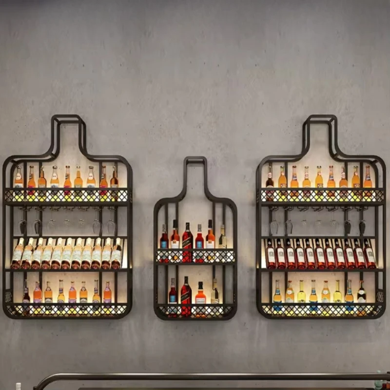 Wrought iron display rack, wrought iron display rack, wall-mounted wine display rack
Wrought iron display rack, wrought iron display rack, wall-mounted wine display rack
