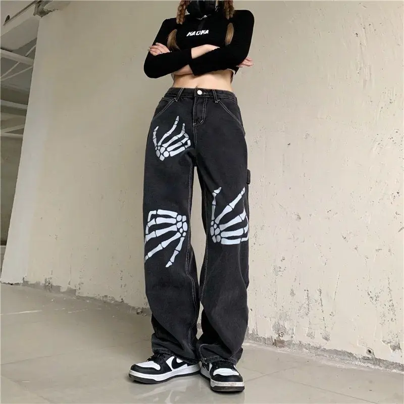 Hip Hop Vintage Baggy Jeans Women American Style Ins High Waist Wide Leg Streetwear Trousers Women's Basic Daily Denim Y2k Pants
Hip Hop Vintage Baggy Jeans Women American Style Ins High Waist Wide Leg Streetwear Trousers Women's Basic Daily Denim Y2k Pants