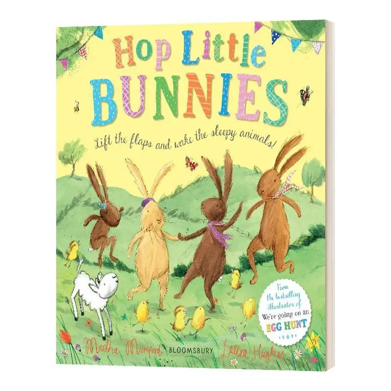 Hop Little Bunnies English Original Picture Book Nursery Rhyme Cardboard Flip Book Easter Picture Book English
Hop Little Bunnies English Original Picture Book Nursery Rhyme Cardboard Flip Book Easter Picture Book English