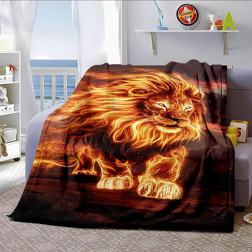 3D Lion blanket flannel wool blanket warm and comfortable soft and lightweight blanket
3D Lion blanket flannel wool blanket warm and comfortable soft and lightweight blanket