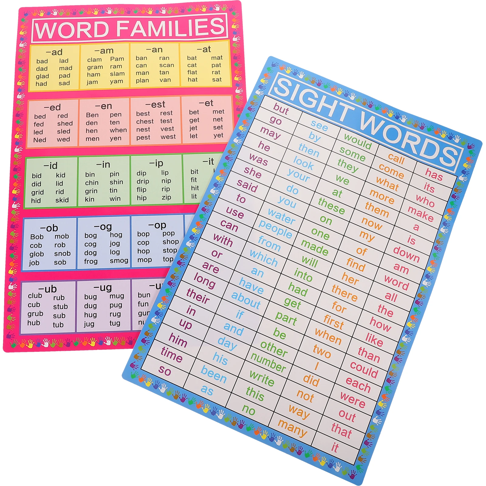 2 Sheets Educational Visual Posters Kids Classroom Decor Vocabulary Learning English Words Homeschool Supplies Bright Colors
2 Sheets Educational Visual Posters Kids Classroom Decor Vocabulary Learning English Words Homeschool Supplies Bright Colors