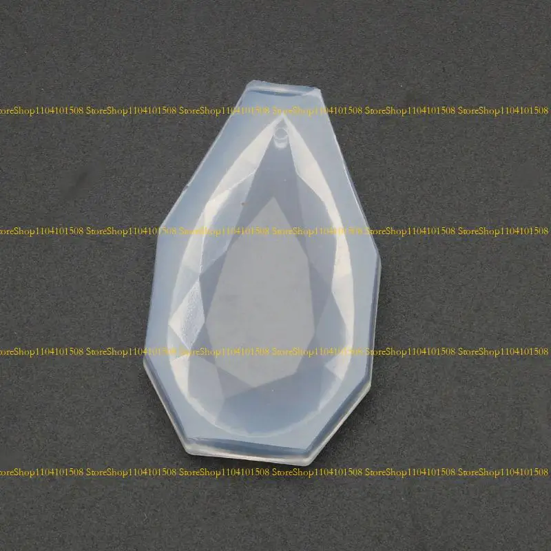 15YC Faceted Teardrop Pendant Silicone Resin Mold Jewelry Making DIY Craft Tools 
15YC Faceted Teardrop Pendant Silicone Resin Mold Jewelry Making DIY Craft Tools