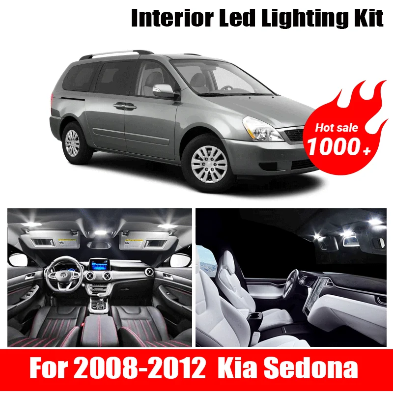 13X белый Canbus светодиодный комплект внутреннего освещения автомобиля для Kia Sedona 2008-2012 светодиодные внутренние купольные светильники багажника
13X белый Canbus светодиодный комплект внутреннего освещения автомобиля для Kia Sedona 2008-2012 светодиодные внутренние купольные светильники багажника
