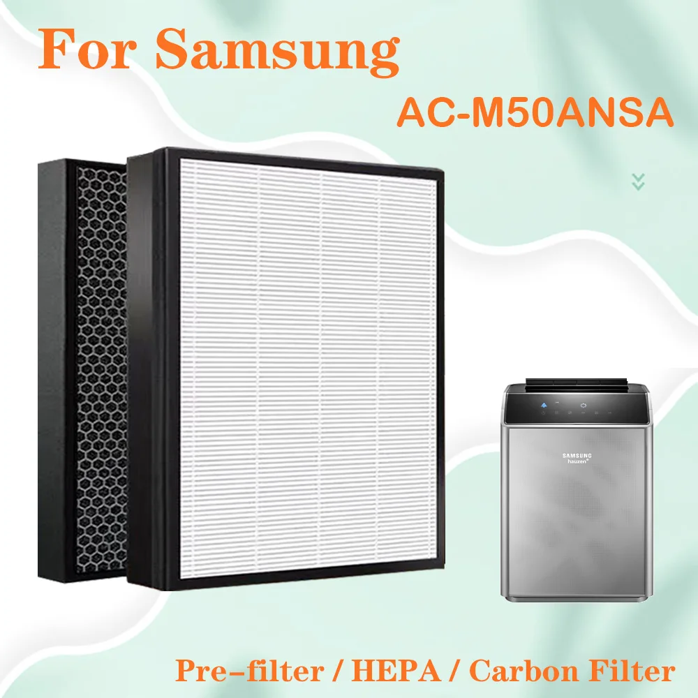 Замена для очистителя воздуха Samsung AC-M50ANSA: HEPA-фильтр и угольный фильтр
Замена для очистителя воздуха Samsung AC-M50ANSA: HEPA-фильтр и угольный фильтр