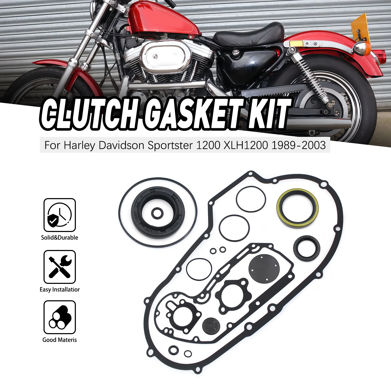 Clutch Covers Cylinder Gasket Full For Harley-Davidson Sportster XLH1200 S C Sport Custom Anniversary Moto Accessories
Clutch Covers Cylinder Gasket Full For Harley-Davidson Sportster XLH1200 S C Sport Custom Anniversary Moto Accessories
