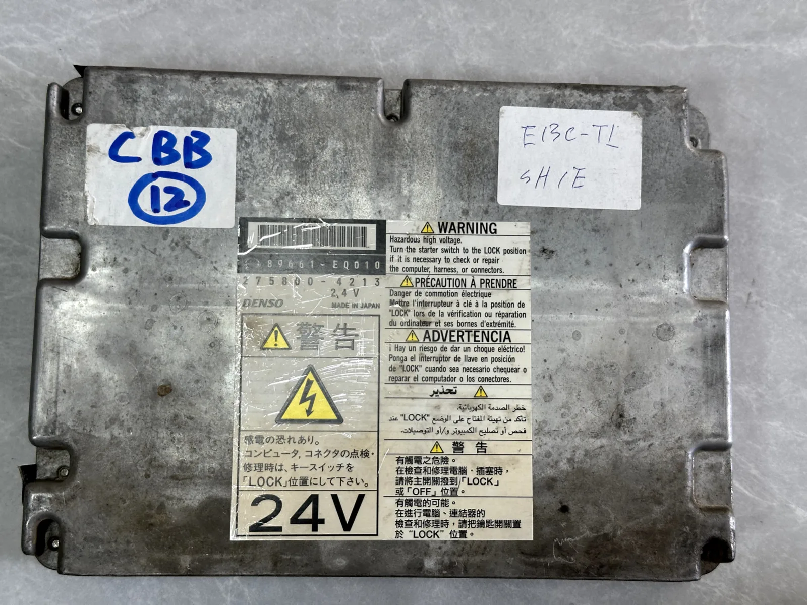 Used ECU Computer Module 89661-E0010 For Hino 700 SH1E E13C Engine 275800-4213
Used ECU Computer Module 89661-E0010 For Hino 700 SH1E E13C Engine 275800-4213