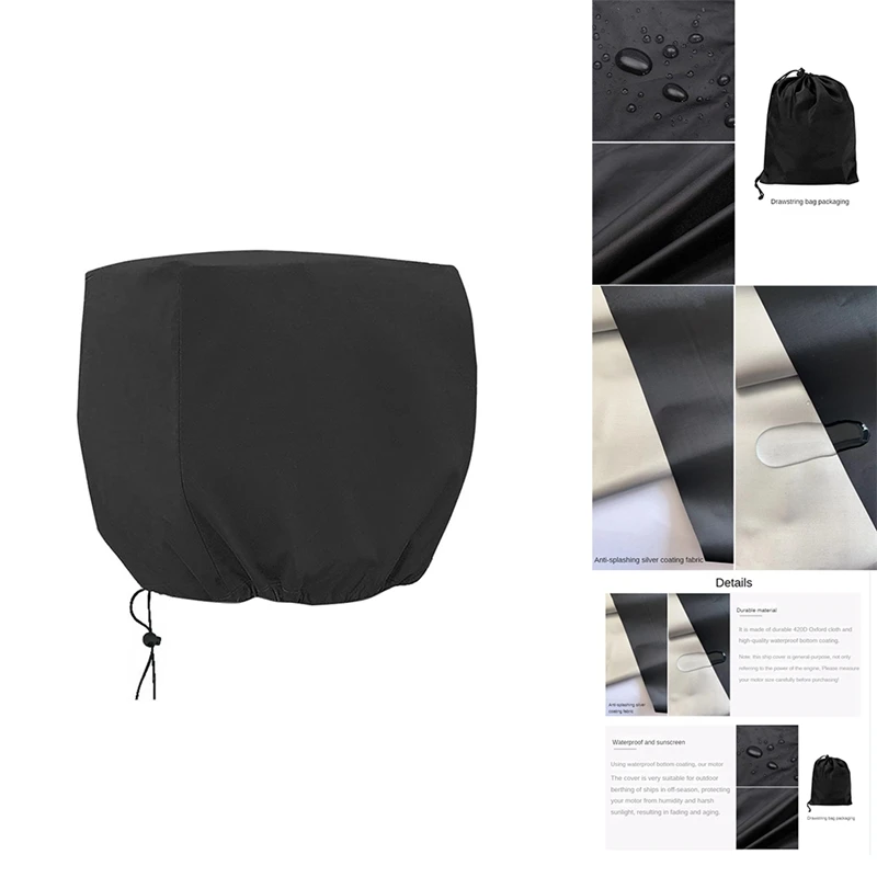 420D Silver-Coated Outboard Motor Protective Cover, Waterproof And Dustproof Motor Engine Half Cover
420D Silver-Coated Outboard Motor Protective Cover, Waterproof And Dustproof Motor Engine Half Cover