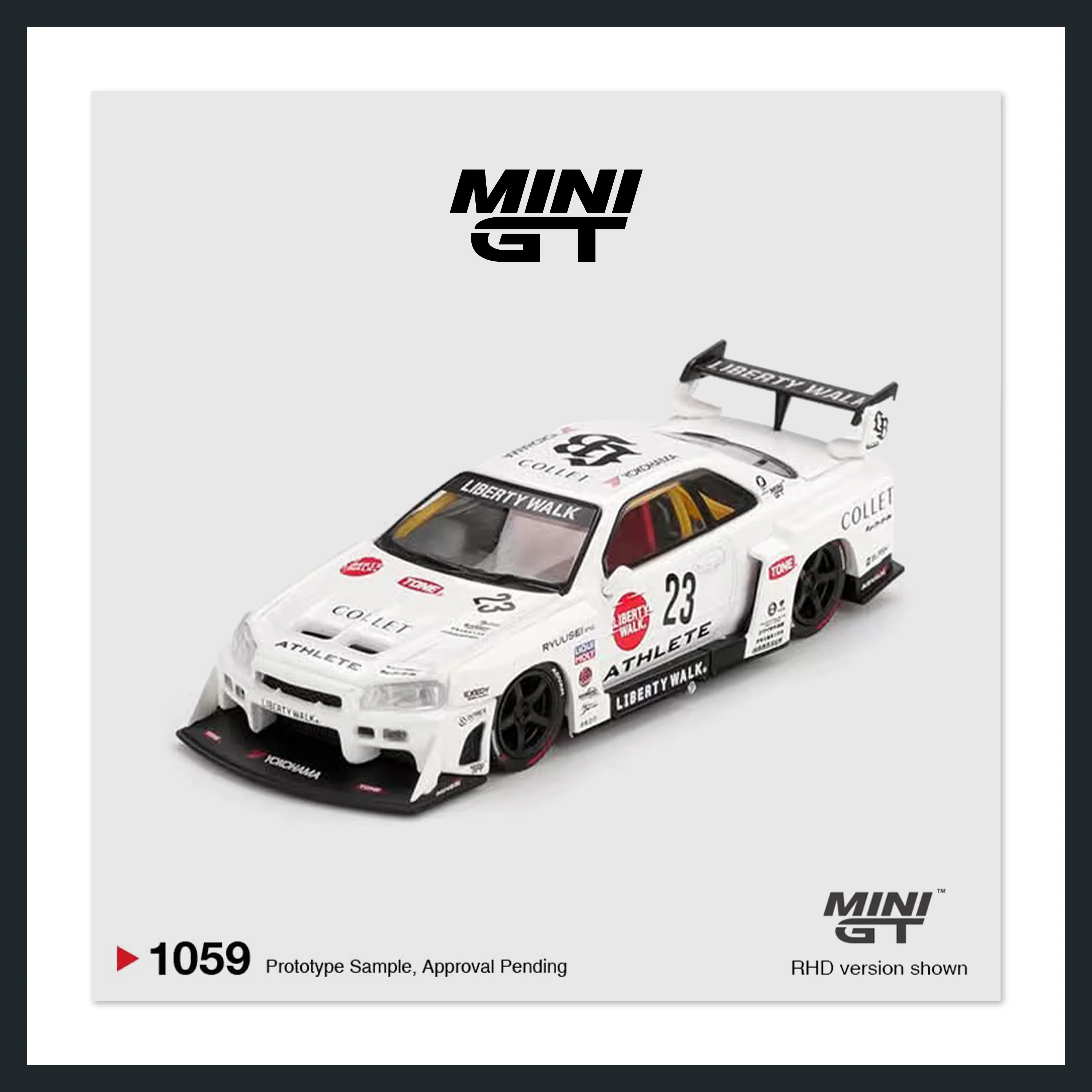 MINIGT 1:64 Nissan ER34 S15 SILVIA ATHLETE LBWK LB Модель автомобиля Игрушки 1059 1054
MINIGT 1:64 Nissan ER34 S15 SILVIA ATHLETE LBWK LB Модель автомобиля Игрушки 1059 1054