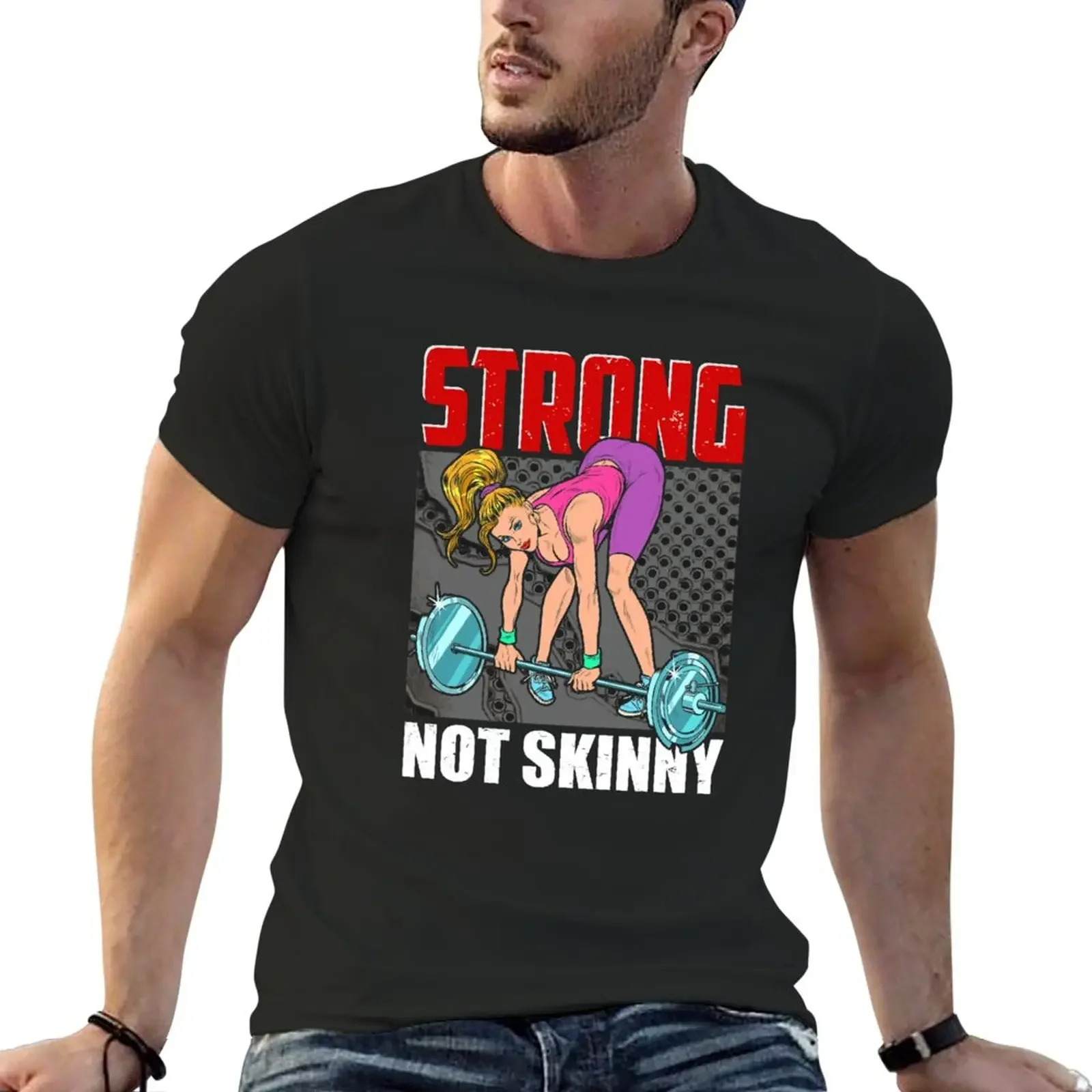 Strong Not Skinny-gift for female weight lifters T-Shirt aesthetic clothes plain kawaii clothes mens champion t shirts
Strong Not Skinny-gift for female weight lifters T-Shirt aesthetic clothes plain kawaii clothes mens champion t shirts
