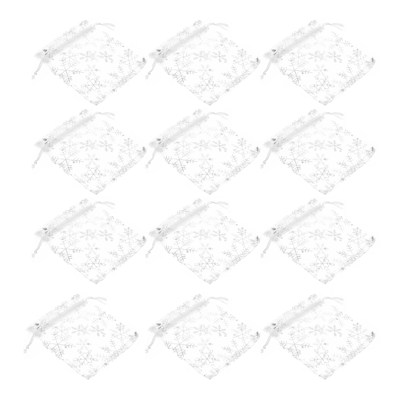 100 Pcs Snowflake Organza Bags Holiday Winter Goodie Mesh Printed Yarn Bag Christmas Gift Wrapping Suitable For Wedding Party
100 Pcs Snowflake Organza Bags Holiday Winter Goodie Mesh Printed Yarn Bag Christmas Gift Wrapping Suitable For Wedding Party