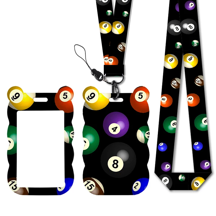 Sport Billiards Cute Designs Lanyards Id Badge Holder Strap Work Card Bus Access Card Holder Keychains Accessories
Sport Billiards Cute Designs Lanyards Id Badge Holder Strap Work Card Bus Access Card Holder Keychains Accessories