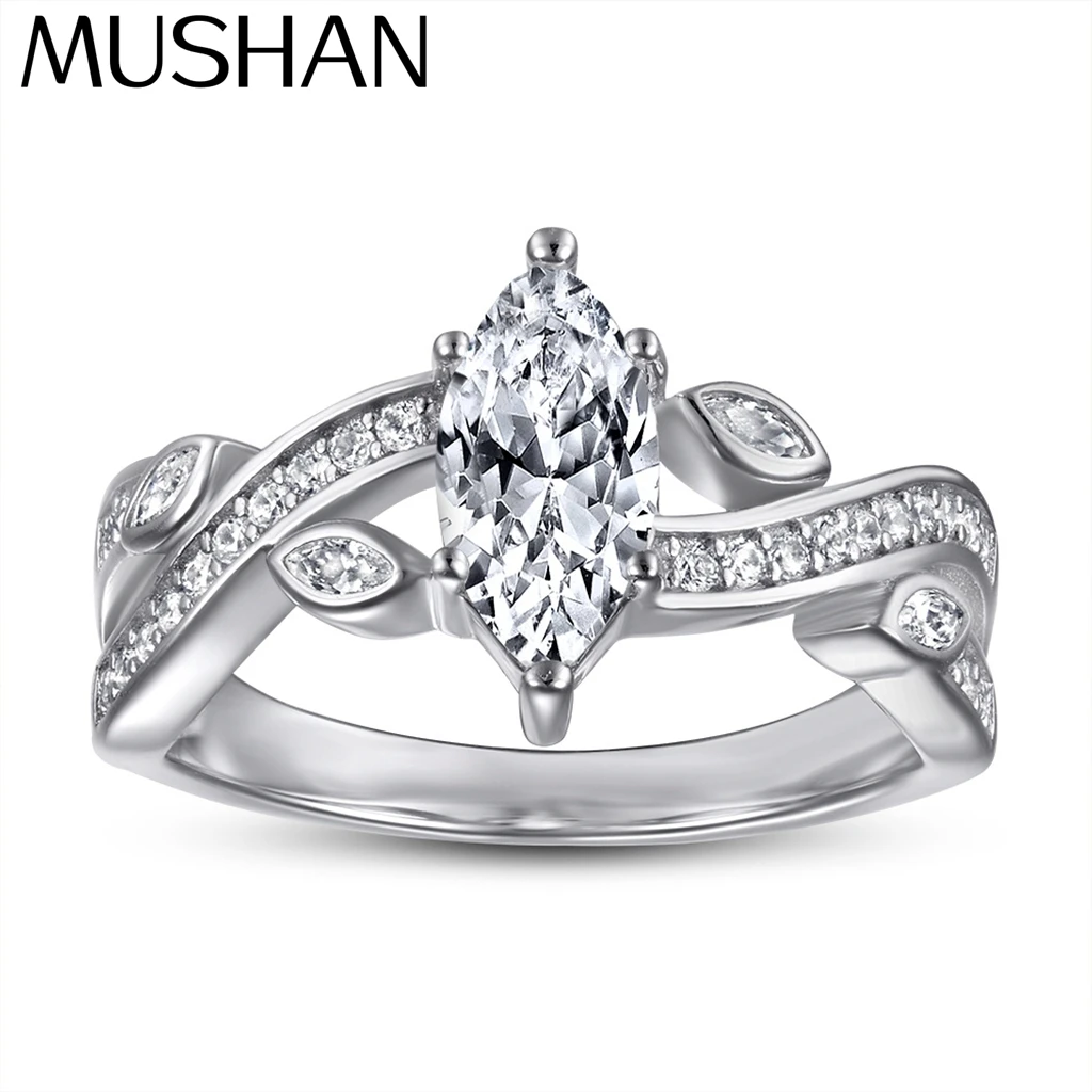 MuShan Jewelry 925 Sterling Silver Rings Bands Engagement Ring 7A Cubic Zirconia Women Her Anniversary Women Gift
MuShan Jewelry 925 Sterling Silver Rings Bands Engagement Ring 7A Cubic Zirconia Women Her Anniversary Women Gift