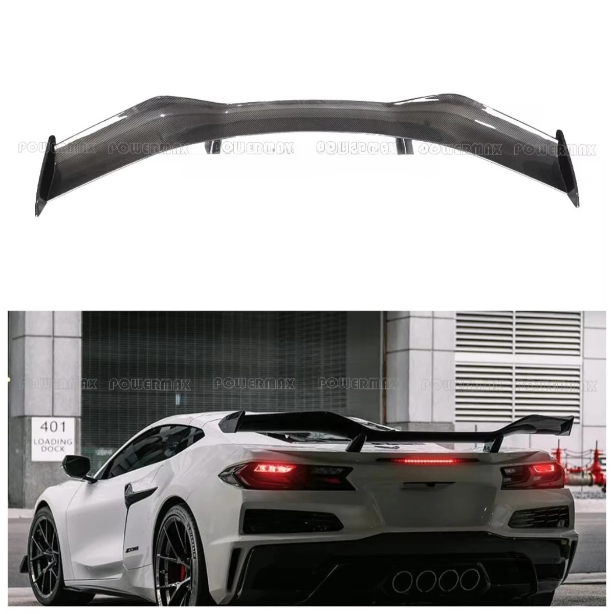 High Quality Dry Forged Carbon Fiber Rear High Wing for Chevrolet Corvette C8 Z06 New Condition Bumper Upgrade
High Quality Dry Forged Carbon Fiber Rear High Wing for Chevrolet Corvette C8 Z06 New Condition Bumper Upgrade