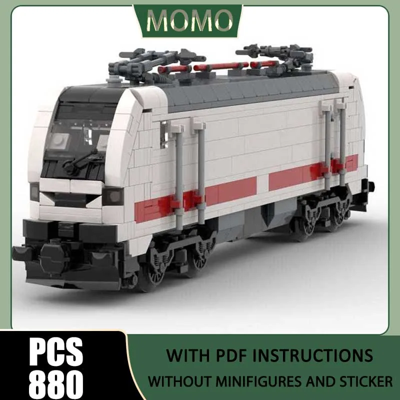 Railway Train Model Moc Building Blocks DB BR 105 ICE L-type locomotive Technology Brick DIY Assembly Construction Holiday Toys
Railway Train Model Moc Building Blocks DB BR 105 ICE L-type locomotive Technology Brick DIY Assembly Construction Holiday Toys