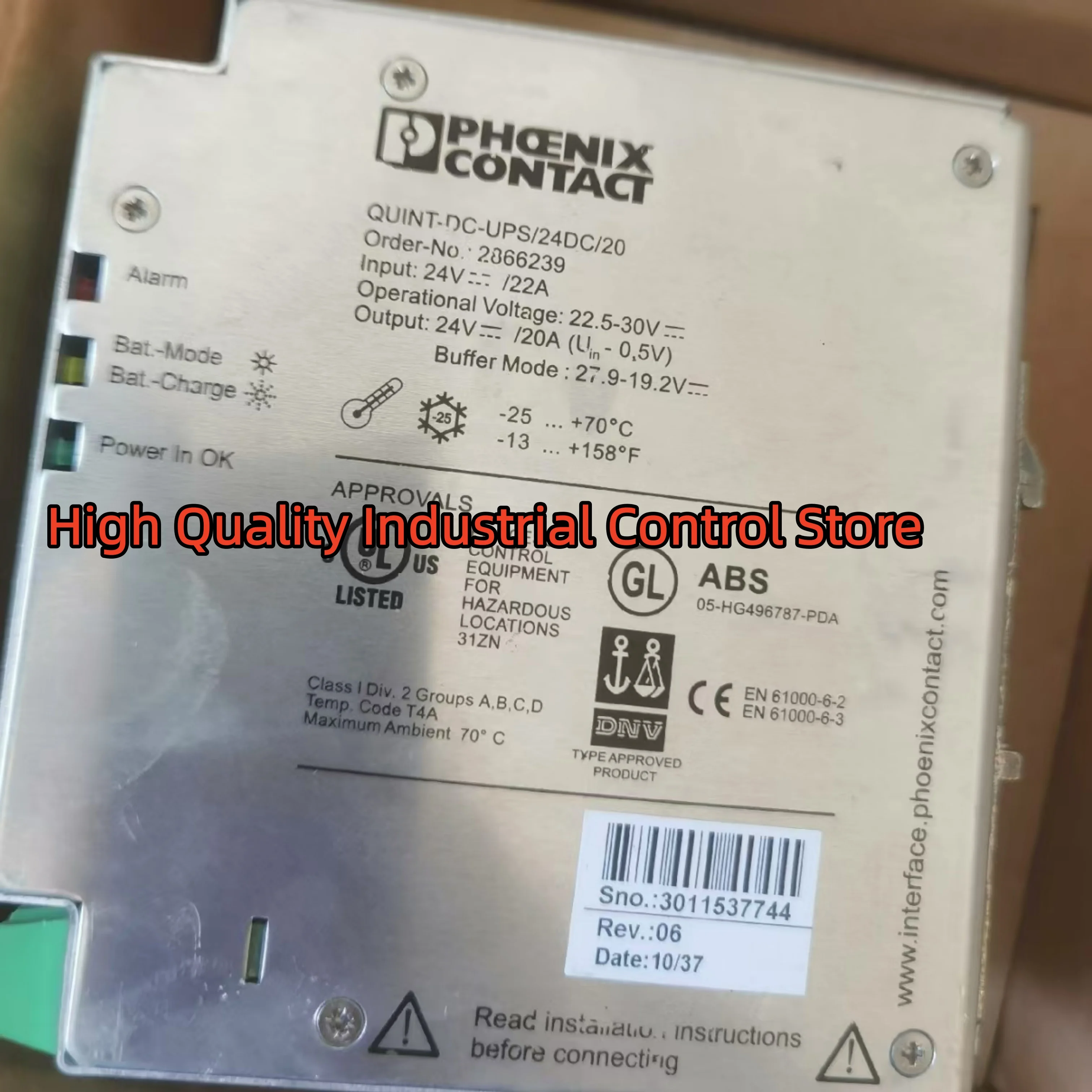 Brand new 2866789 Power Supply
Brand new 2866789 Power Supply