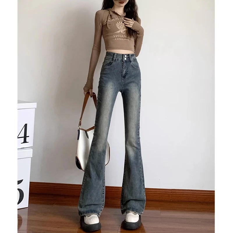 High Waist Loose Wide Leg Jeans Women's Spring Autumn 2024 New Style Slimming Skinny Jeans Long Straight Cut Denim Pants
High Waist Loose Wide Leg Jeans Women's Spring Autumn 2024 New Style Slimming Skinny Jeans Long Straight Cut Denim Pants