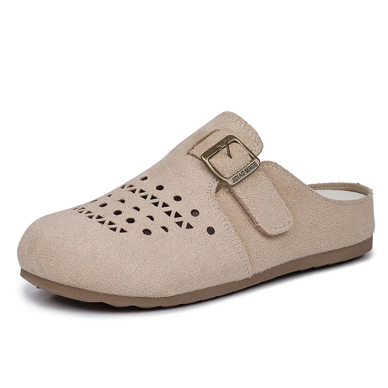 Fashion Women's Slippers Cork Suede Mules Outdoor Slippers For Women Soft Sole Summer Beach Sandals Ladies Antislip Flat Sandals
Fashion Women's Slippers Cork Suede Mules Outdoor Slippers For Women Soft Sole Summer Beach Sandals Ladies Antislip Flat Sandals