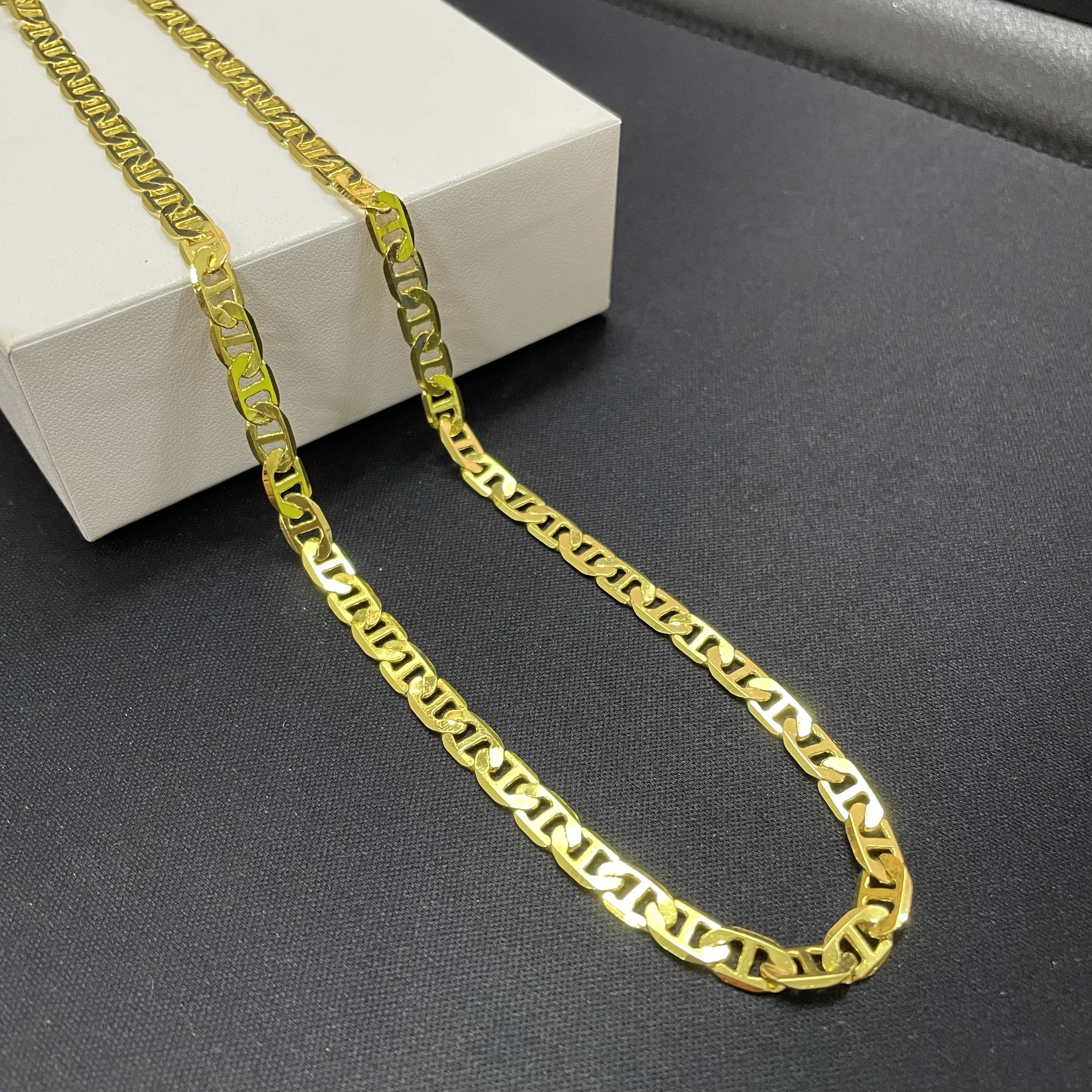 20-60CM 925 Sterling Silver 6MM Chain Men Women Necklace Bracelet 18K Gold Plated Luxury Quality Jewelry Wholesale Accessories
20-60CM 925 Sterling Silver 6MM Chain Men Women Necklace Bracelet 18K Gold Plated Luxury Quality Jewelry Wholesale Accessories