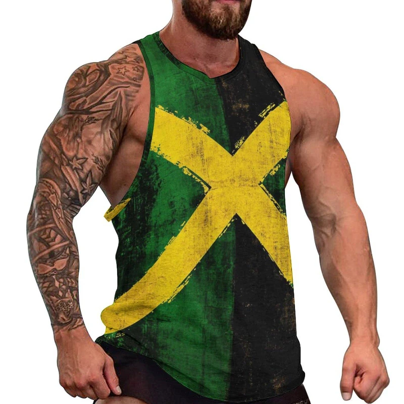 Jamaica Flag Graphic Tank Tops For Men Summer Fashion Unisex 3D Printed Basketball Tops Tees Loose Sports Sleeveless Gym Vest
Jamaica Flag Graphic Tank Tops For Men Summer Fashion Unisex 3D Printed Basketball Tops Tees Loose Sports Sleeveless Gym Vest