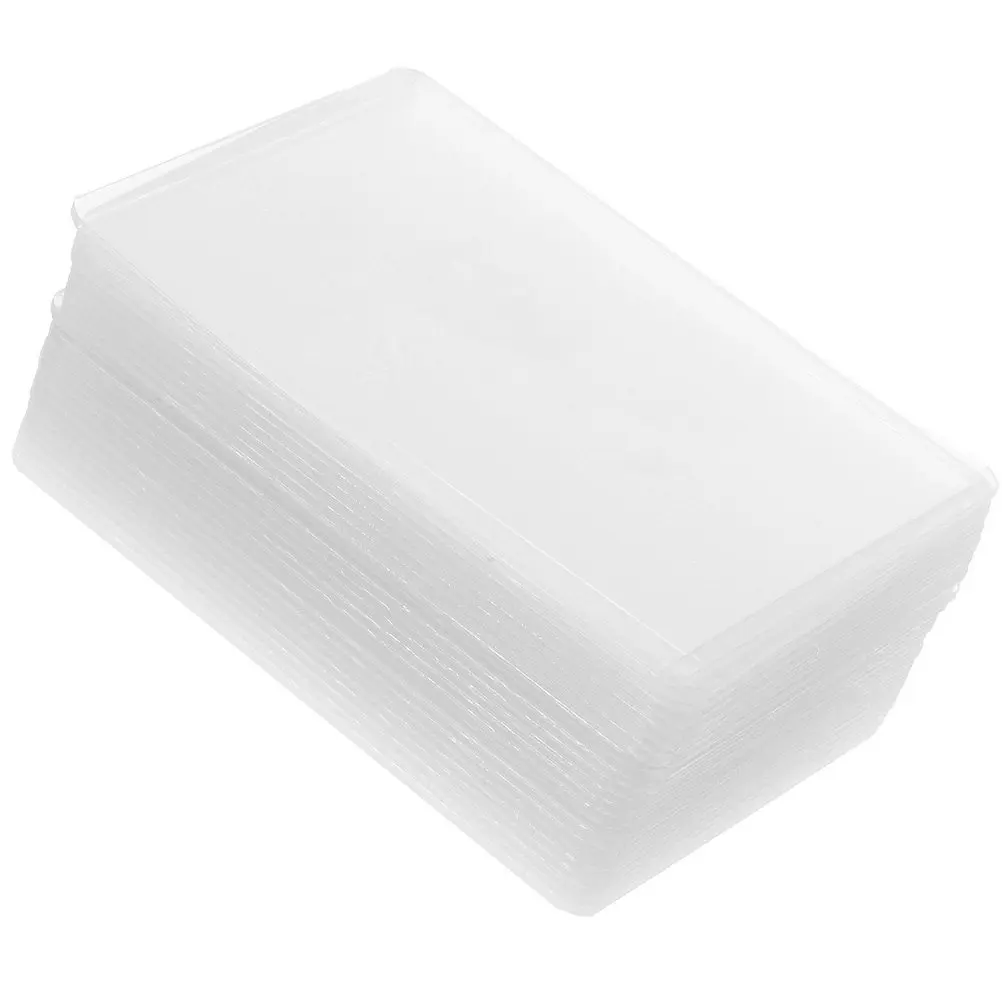 30Pcs Smooth Protective Sleeves Clear Photo Card Covers for Trading Cards Game Cards Postcards Bills Anti-Scratch
30Pcs Smooth Protective Sleeves Clear Photo Card Covers for Trading Cards Game Cards Postcards Bills Anti-Scratch