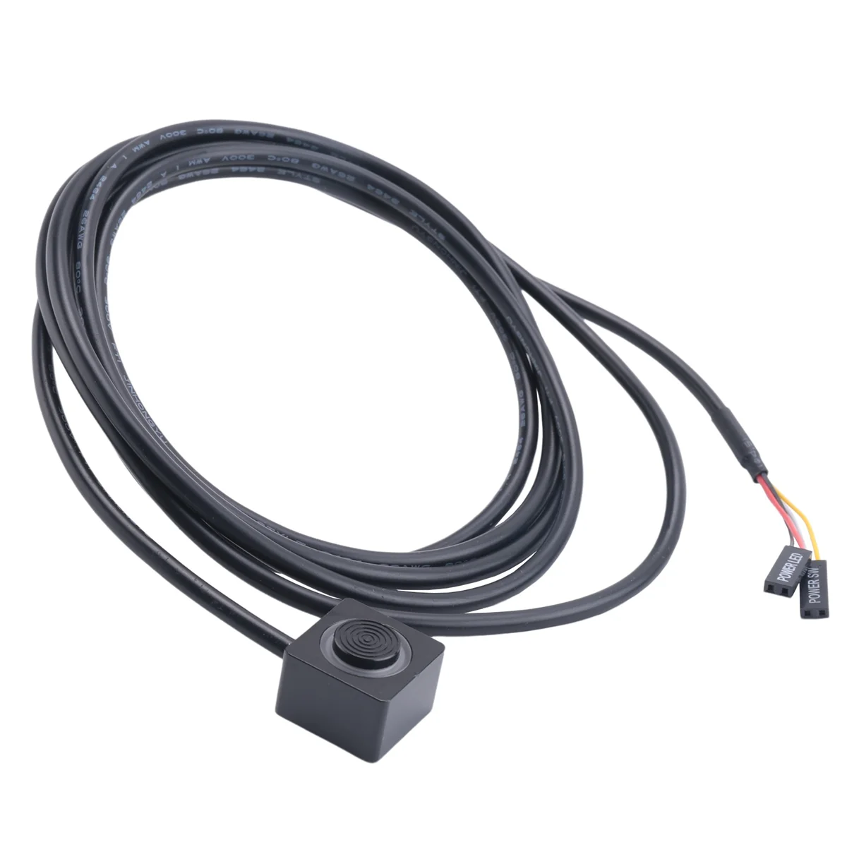 Computer Desktop Switch PC Motherboard External Start Power On/Off Button Extension Cable for DIY Button Black
Computer Desktop Switch PC Motherboard External Start Power On/Off Button Extension Cable for DIY Button Black