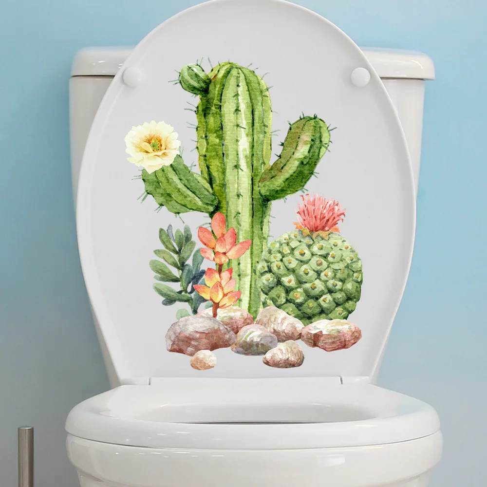 C20# Creative Cactus Toilet Stickers Toilet Lid WC Door Sticker Removable Self-Adhesive Decor Paper Household
C20# Creative Cactus Toilet Stickers Toilet Lid WC Door Sticker Removable Self-Adhesive Decor Paper Household