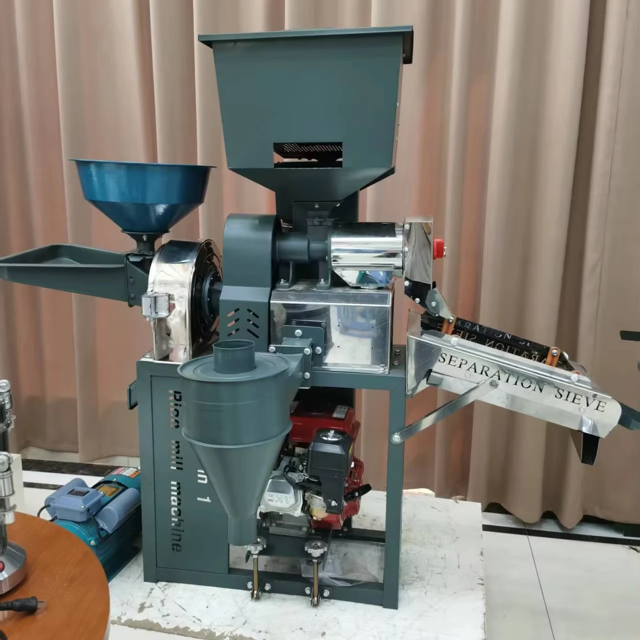 High Quality Automatic Rice Milling and Sorting Machine Compact All-in-One Structure