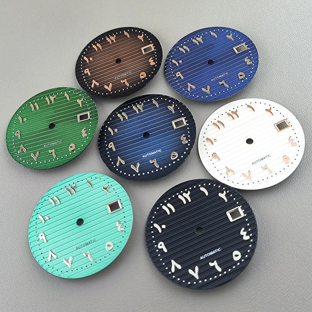 NH35 dial 30.5mm Nautilus Arabic dial S dial no luminous dial suitable for NH35 movement watch accessories watch repair
NH35 dial 30.5mm Nautilus Arabic dial S dial no luminous dial suitable for NH35 movement watch accessories watch repair