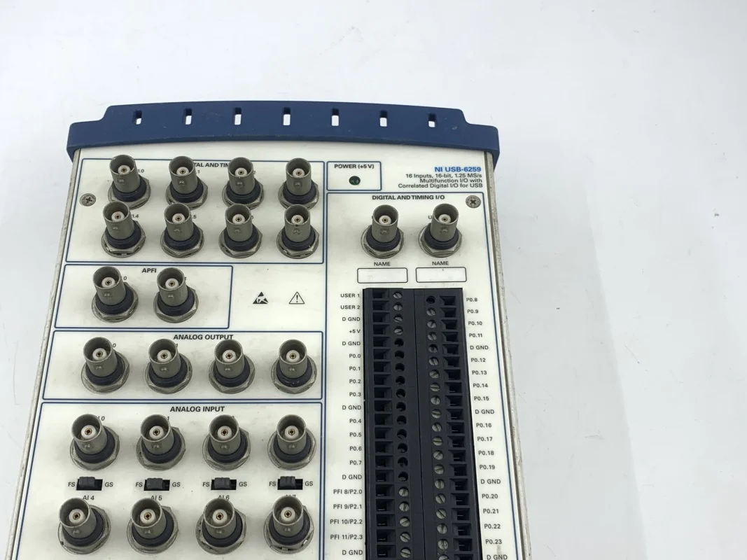 NI USB-6259 BNC Data Acquisition Card 780114-10 Integrated BNC External Power Supply Genuine
NI USB-6259 BNC Data Acquisition Card 780114-10 Integrated BNC External Power Supply Genuine