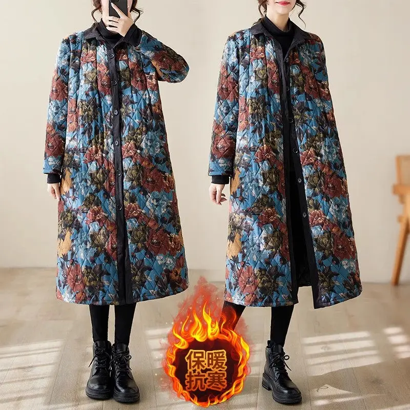 Retro Ethnic Style Cotton Jacket Printed Loose Fitting Long Sleeve Medium Length Large Size Casual Coat For Women Outwear Z3658
Retro Ethnic Style Cotton Jacket Printed Loose Fitting Long Sleeve Medium Length Large Size Casual Coat For Women Outwear Z3658