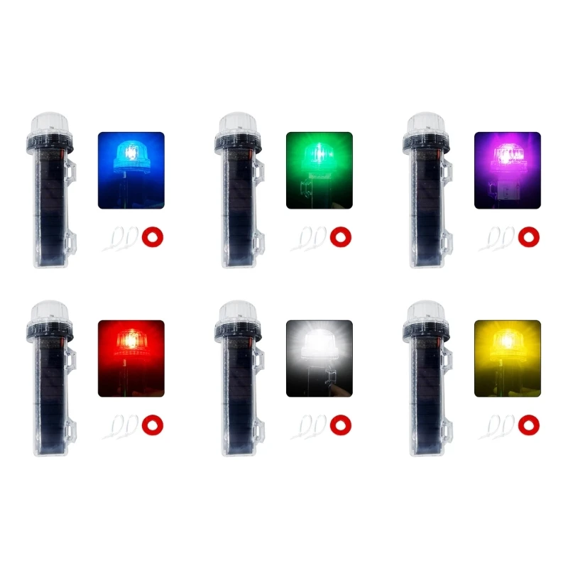 Solar Marine Light for Fishing Net and Buoy Marking, Solar Powered Warning Light with Side Mounts for Small Boat Use H9EE
Solar Marine Light for Fishing Net and Buoy Marking, Solar Powered Warning Light with Side Mounts for Small Boat Use H9EE