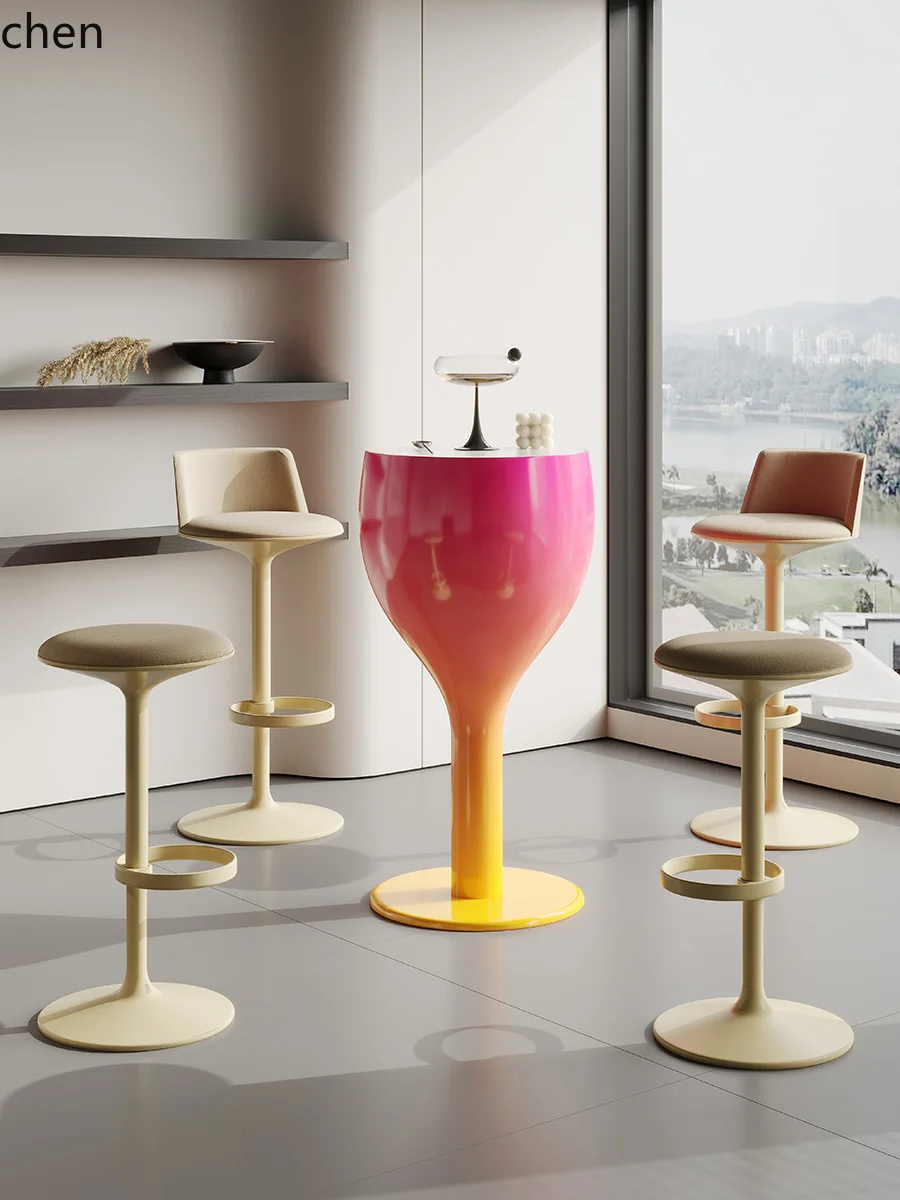modern simple table and chair combination coffee table high table milk tea shop water bar home
modern simple table and chair combination coffee table high table milk tea shop water bar home