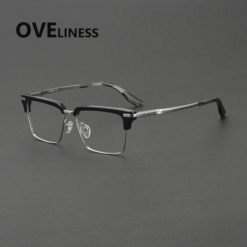 2027 Acetate Titanium Glasses Frame Men New Brand Design Square Eyeglasses Women Japanese Spectacles High Quality Eyewear
2027 Acetate Titanium Glasses Frame Men New Brand Design Square Eyeglasses Women Japanese Spectacles High Quality Eyewear