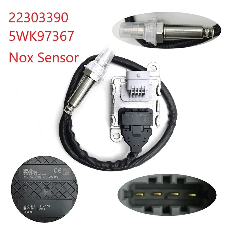 NOx Sensor 22303390 5WK9 7367 Nitrogen Oxide Oxygen Sensor for Truck Diesel Engine SCR Emission System
NOx Sensor 22303390 5WK9 7367 Nitrogen Oxide Oxygen Sensor for Truck Diesel Engine SCR Emission System